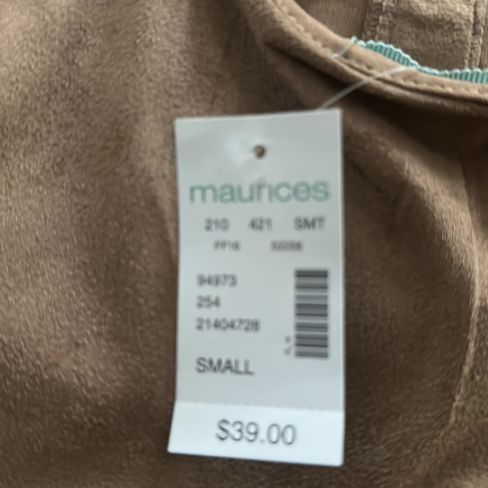 NWT*Maurice’s Flowy, functional button down dress - Picture 9 of 12